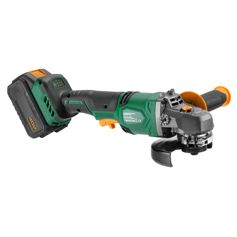 125mm Lithium Cordless 40v Bru - đánh giá và giá Brushless Angle Grinder Battery Powered