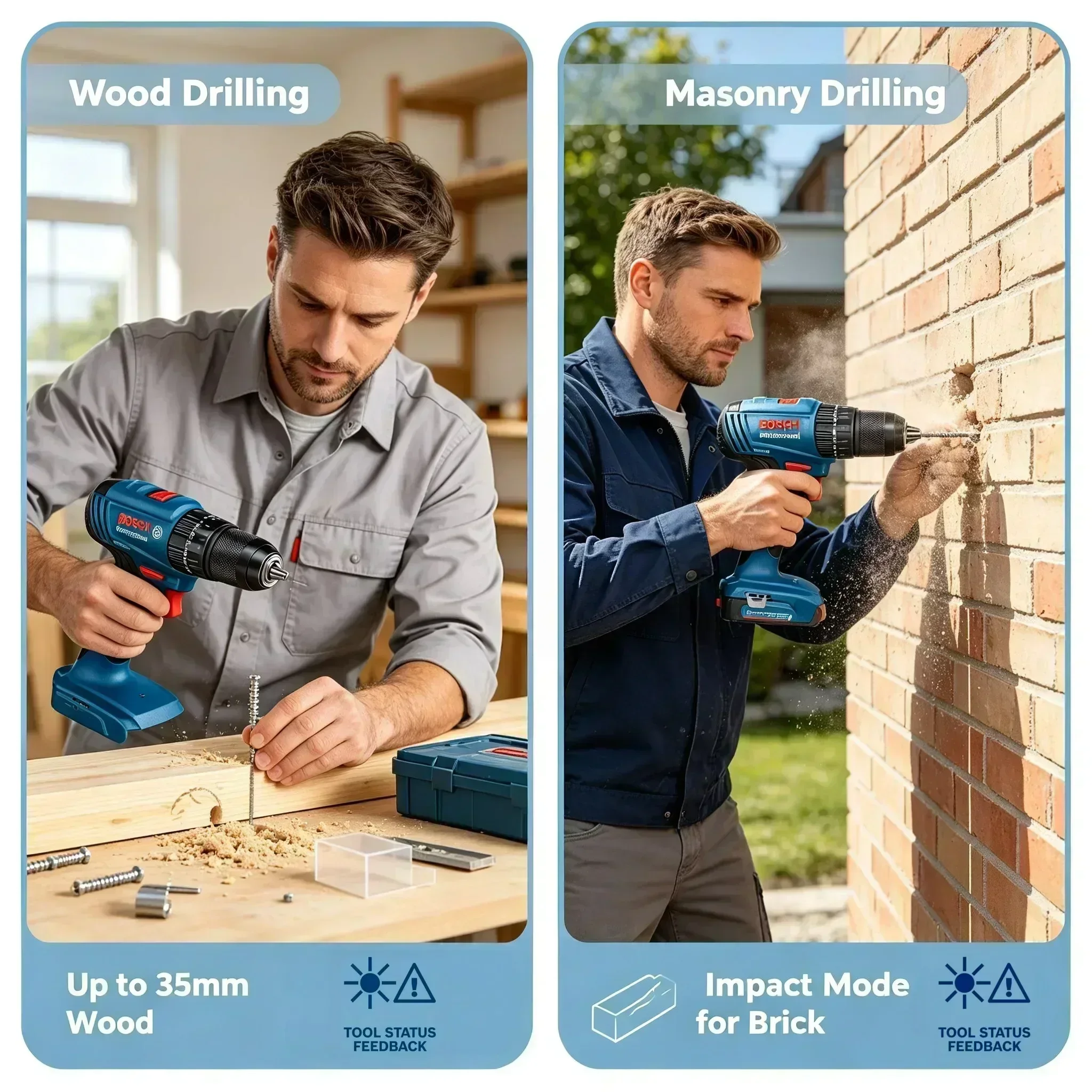 Bosch GSB 185-LI 18V Brushless - đánh giá và giá Brushless Cordless Electric Drill 18V