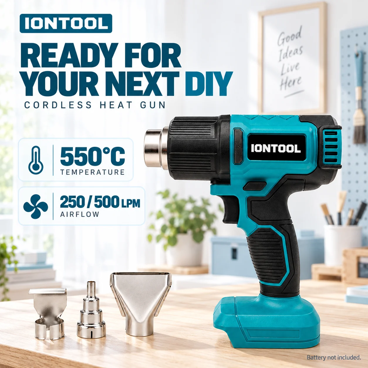 IONTOOL Durable Cordless Heat  - đánh giá và giá Cordless Heat Gun For Shrink Tubing