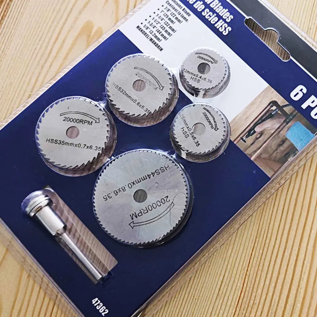 6Pcs HSS Circular Saw Blade Ro - đánh giá và giá Cordless Rotary Tool Kit Accessories