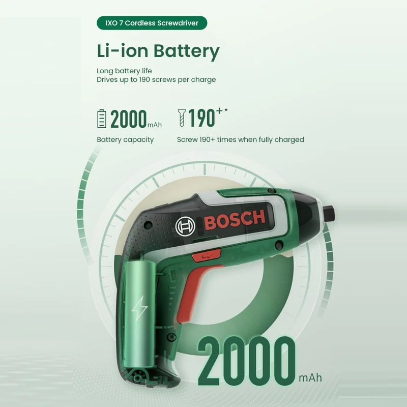 Bosch IXO 7 Cordless Screwdriv - đánh giá và giá Electric Screwdriver Rechargeable Usb